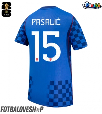 Chorvatsko Mario Pasalic #15 Venkovní Dres MS 2026 Krátký Rukáv
